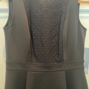 NEW Stitch Fix London Times Black Sleeveless Loreen Crochet Detail Knit Dress